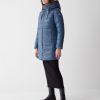 Reversible quilted down jacket with hood - Image 2