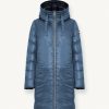 Reversible quilted down jacket with hood - Image 6