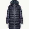 Reversible quilted down jacket with hood - Image 4