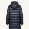 Reversible quilted down jacket with hood - Image 5