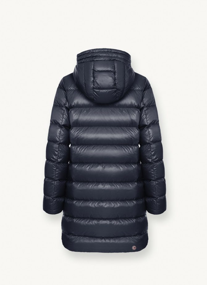 Reversible quilted down jacket with hood - Image 5