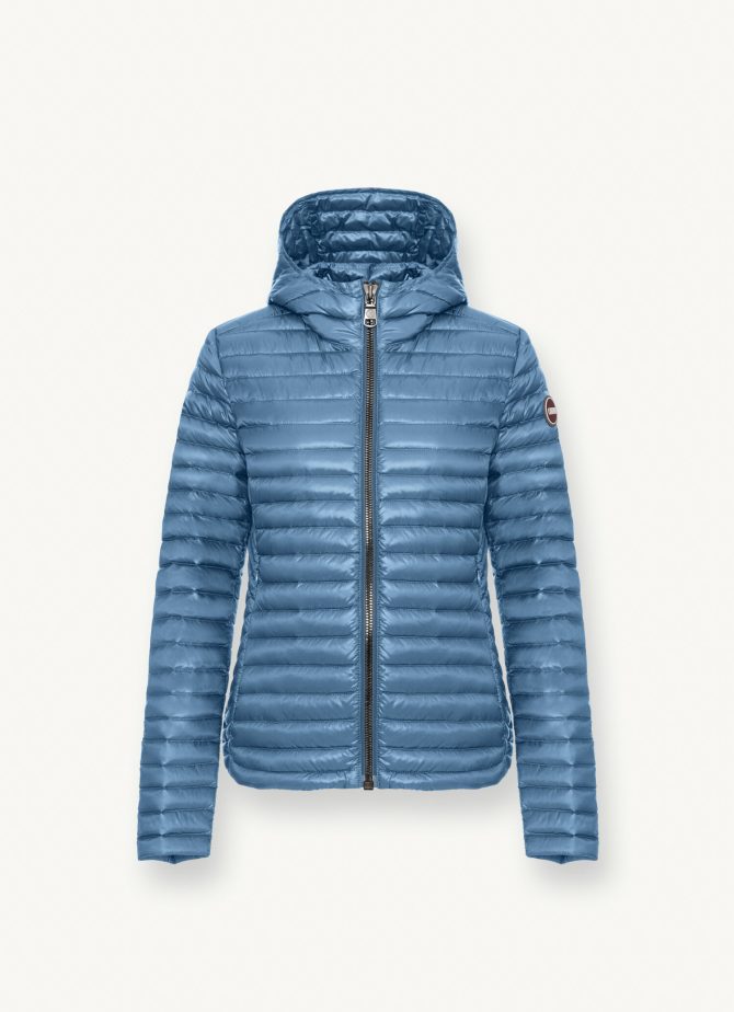 Autumn down jacket with shaped hem - Image 4
