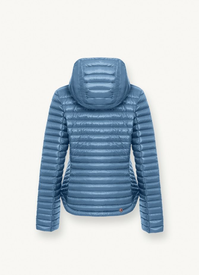 Autumn down jacket with shaped hem - Image 5