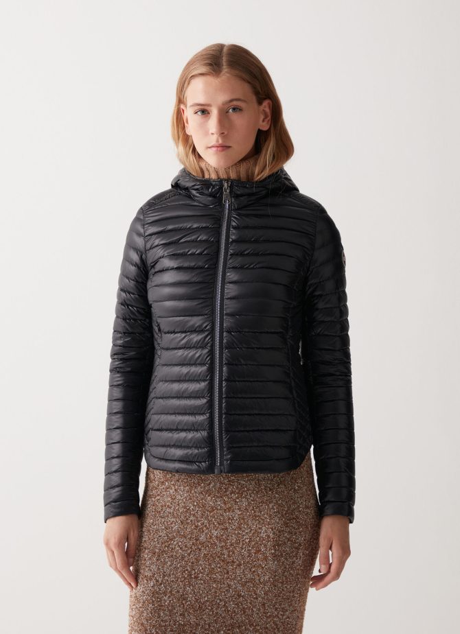 Autumn down jacket with shaped hem - Image 2