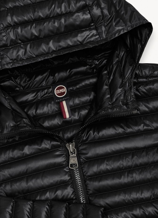 Autumn down jacket with shaped hem - Image 6