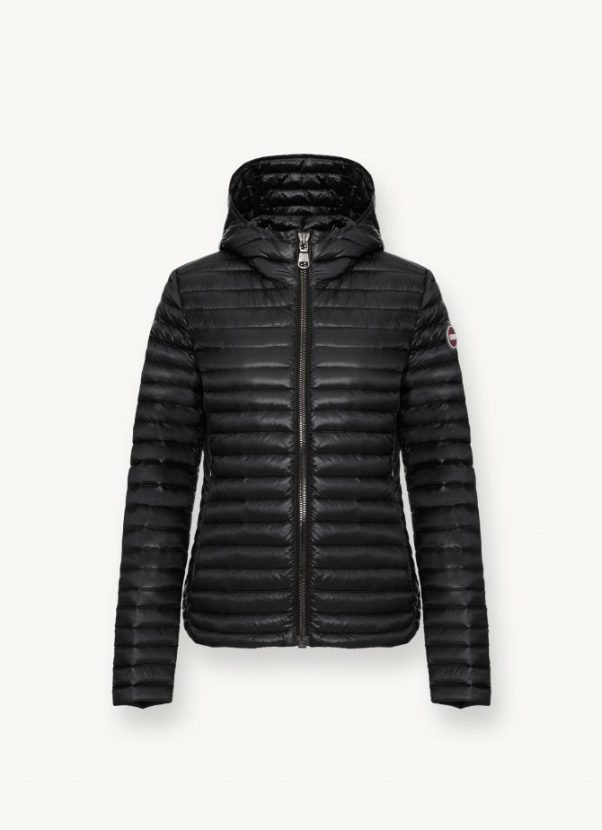 Autumn down jacket with shaped hem - Image 4