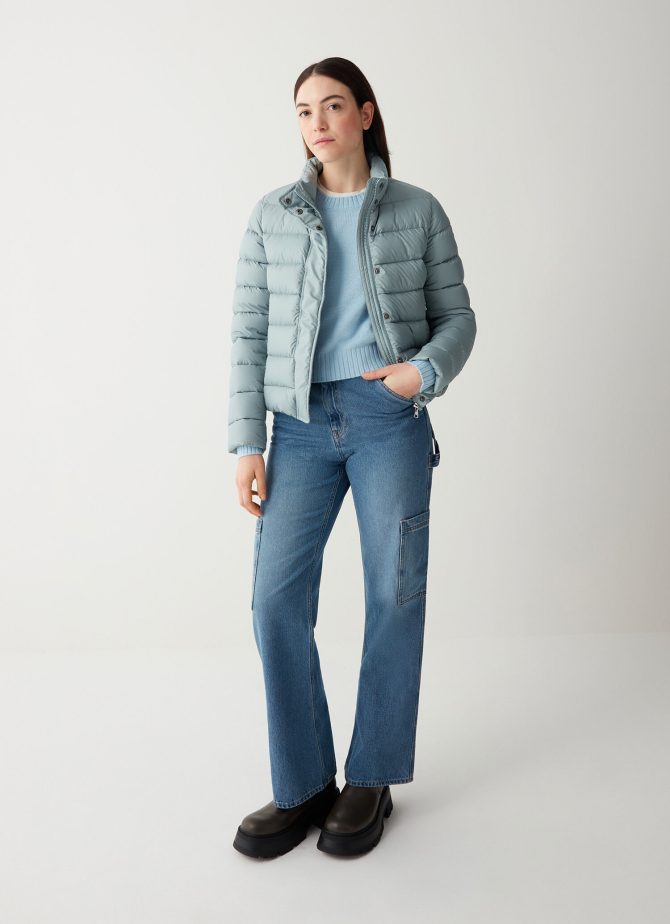 Down jacket in opaque fabric - Image 3