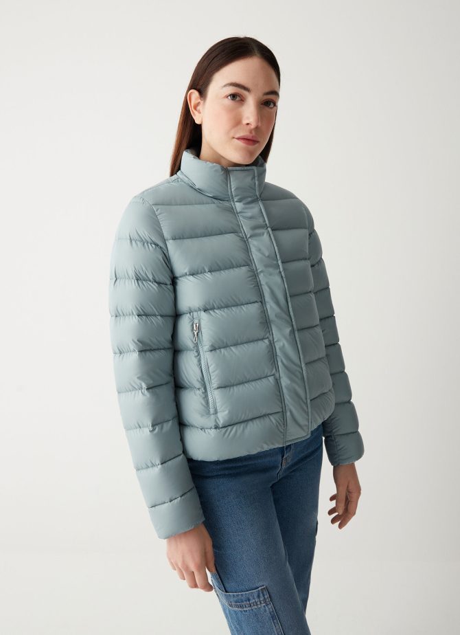 Down jacket in opaque fabric - Image 2
