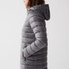 Medium length iridescent down jacket - Image 3