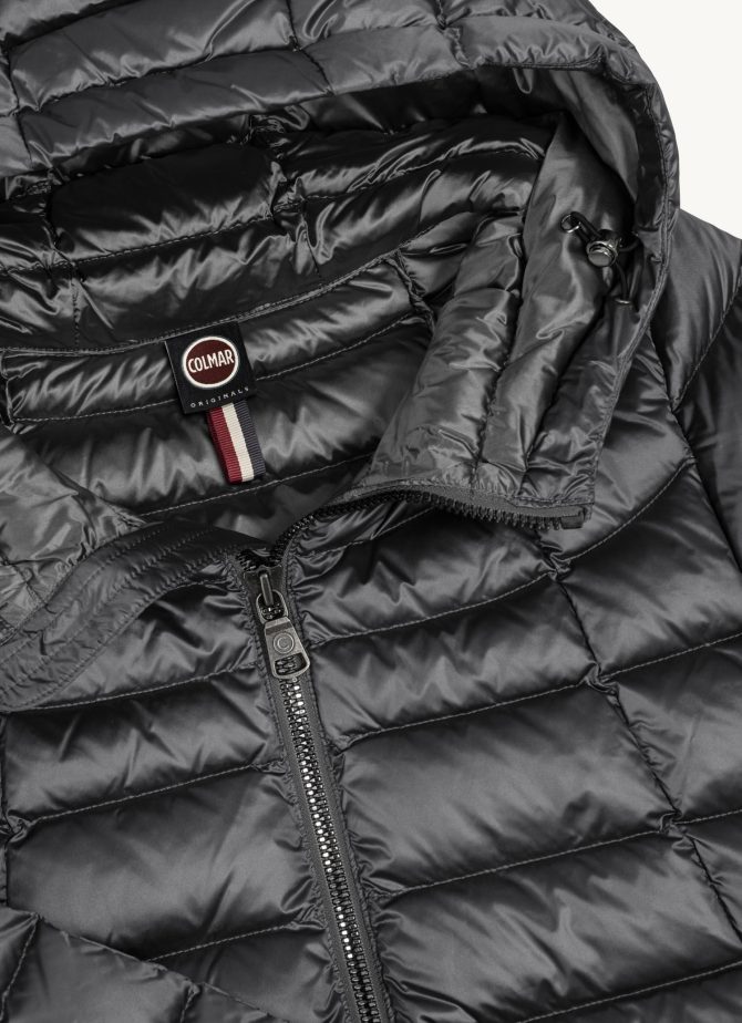 Medium length iridescent down jacket - Image 6