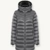 Medium length iridescent down jacket - Image 4