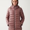 Medium length iridescent down jacket - Image 3