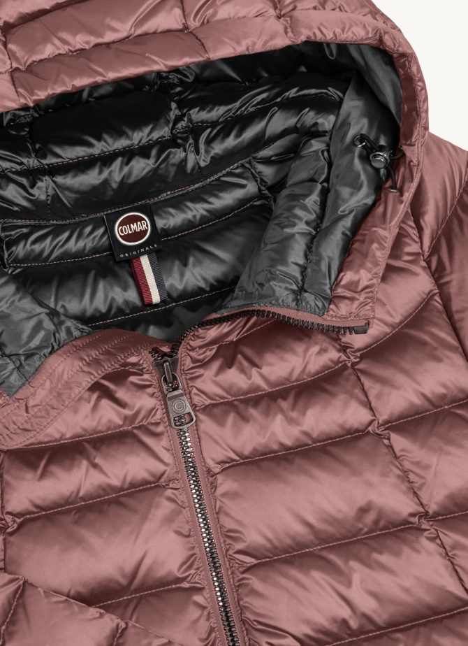 Medium length iridescent down jacket - Image 6