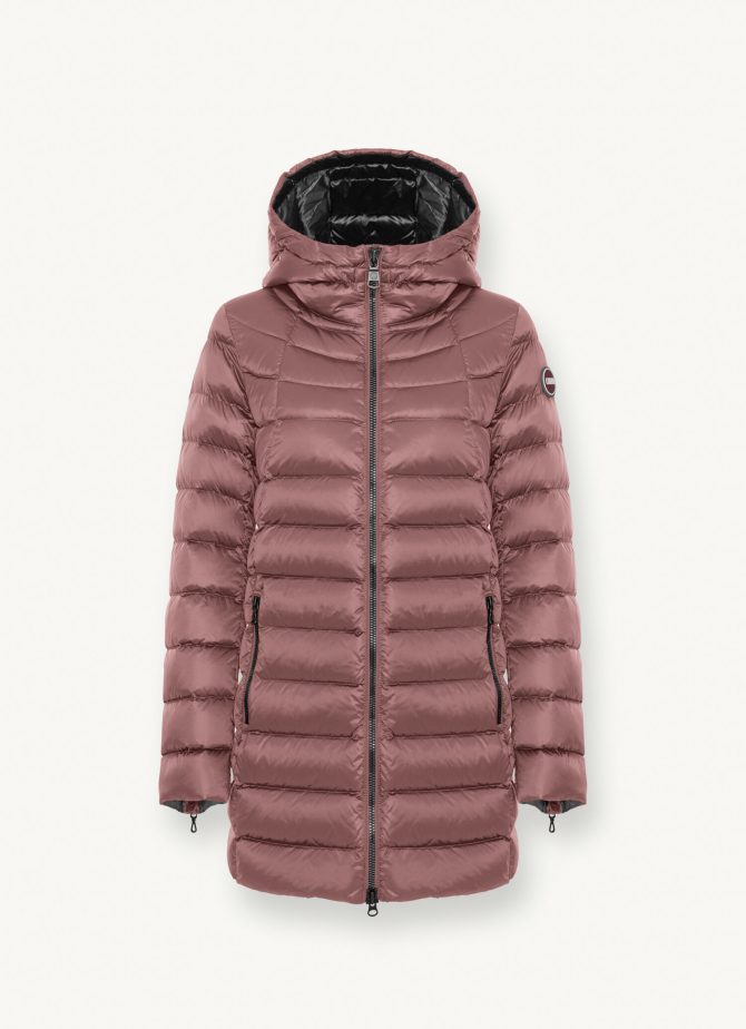 Medium length iridescent down jacket - Image 4