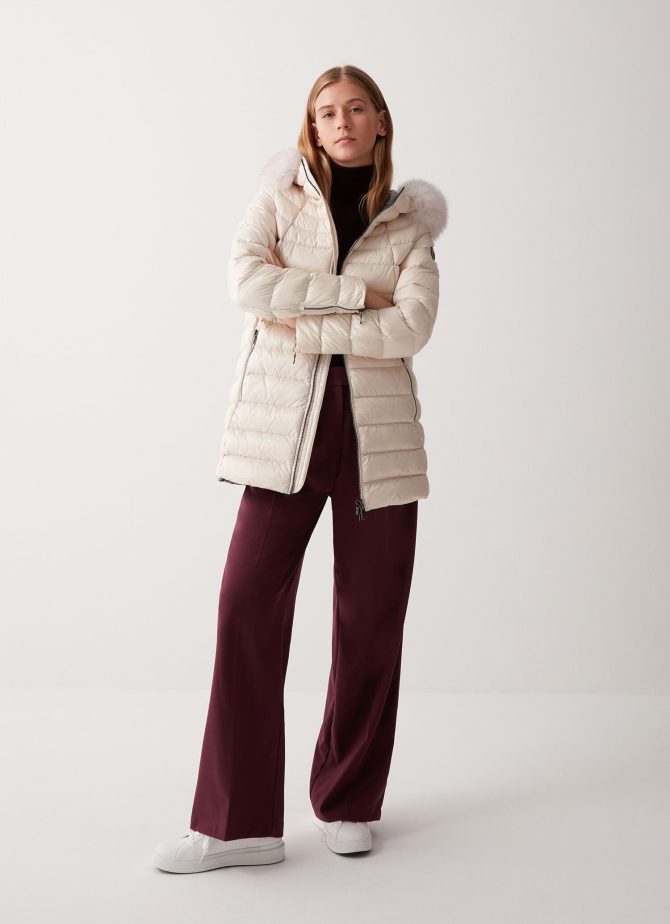 Medium length iridescent down jacket - Image 3