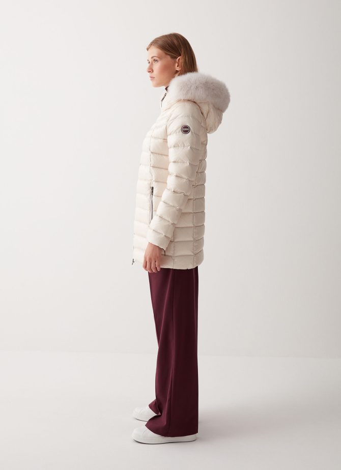 Medium length iridescent down jacket - Image 2