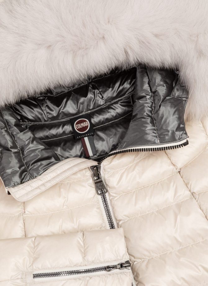 Medium length iridescent down jacket - Image 6