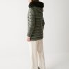Medium length iridescent down jacket - Image 3
