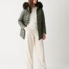 Medium length iridescent down jacket - Image 2