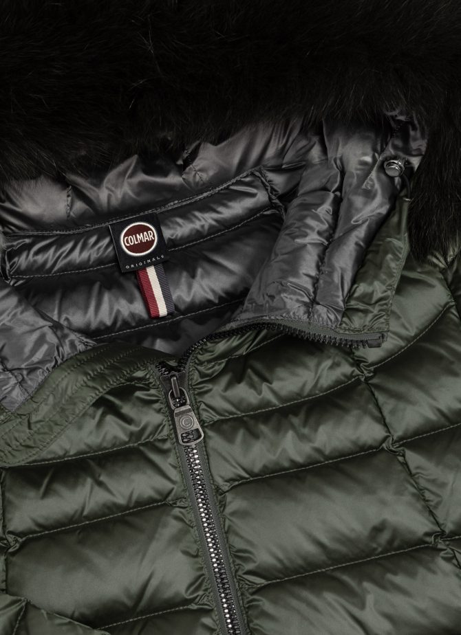 Medium length iridescent down jacket - Image 6