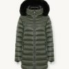 Medium length iridescent down jacket - Image 4