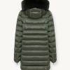 Medium length iridescent down jacket - Image 5