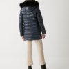 Medium length iridescent down jacket - Image 3