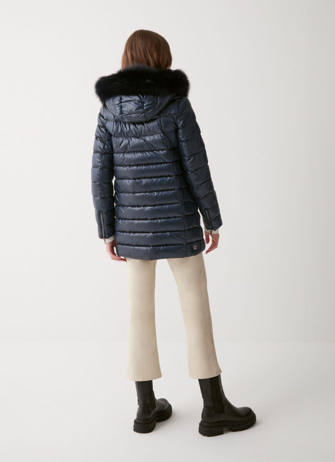 Medium length iridescent down jacket - Image 3