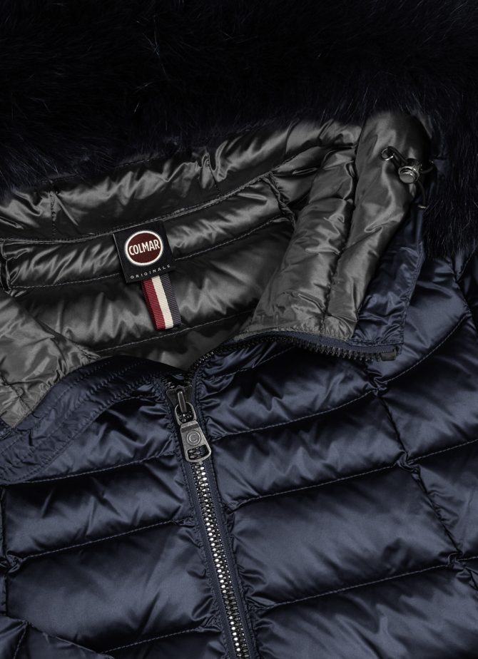 Medium length iridescent down jacket - Image 6