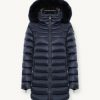 Medium length iridescent down jacket - Image 4