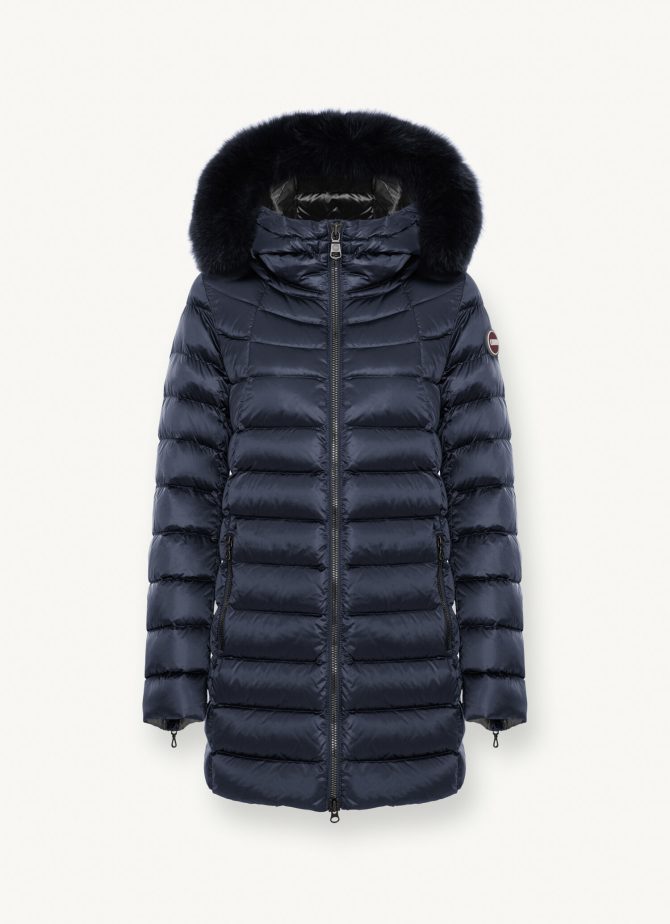 Medium length iridescent down jacket - Image 4