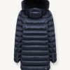 Medium length iridescent down jacket - Image 5