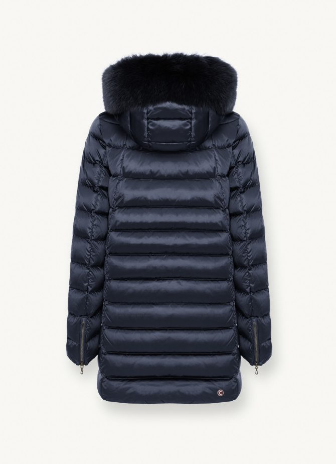 Medium length iridescent down jacket - Image 5