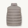 Down sleeveless jacket in matte fabric - Image 5