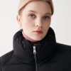 High collar stretch down coat - Image 2