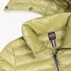 Long autumn down jacket with detachable hood - Image 6