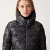 Jacquard fabric jacket with turtle neck - Image 3