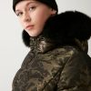 Jacquard coat with hood - Image 3