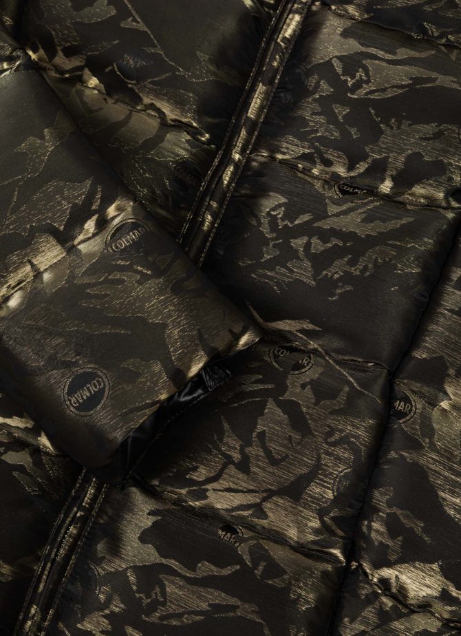 Jacquard coat with hood - Image 6
