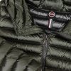 Fitted iridescent down jacket with hood - Image 6