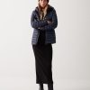 Fitted iridescent down jacket with hood - Image 2