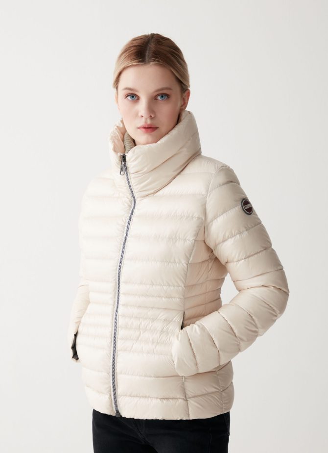 Down jacket with ribbed knit cuffs - Image 3