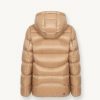 Down jacket with cuffs and elasticated hem - Image 5