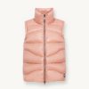Iridescent sleeveless down jacket - Image 4