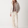 Stretch down jacket with hood - Image 3