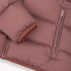 Stretch down jacket with hood - Image 6