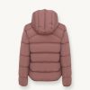 Stretch down jacket with hood - Image 5