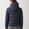 Stretch down jacket with hood - Image 2