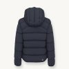 Stretch down jacket with hood - Image 5