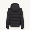 Stretch down jacket with hood - Image 5
